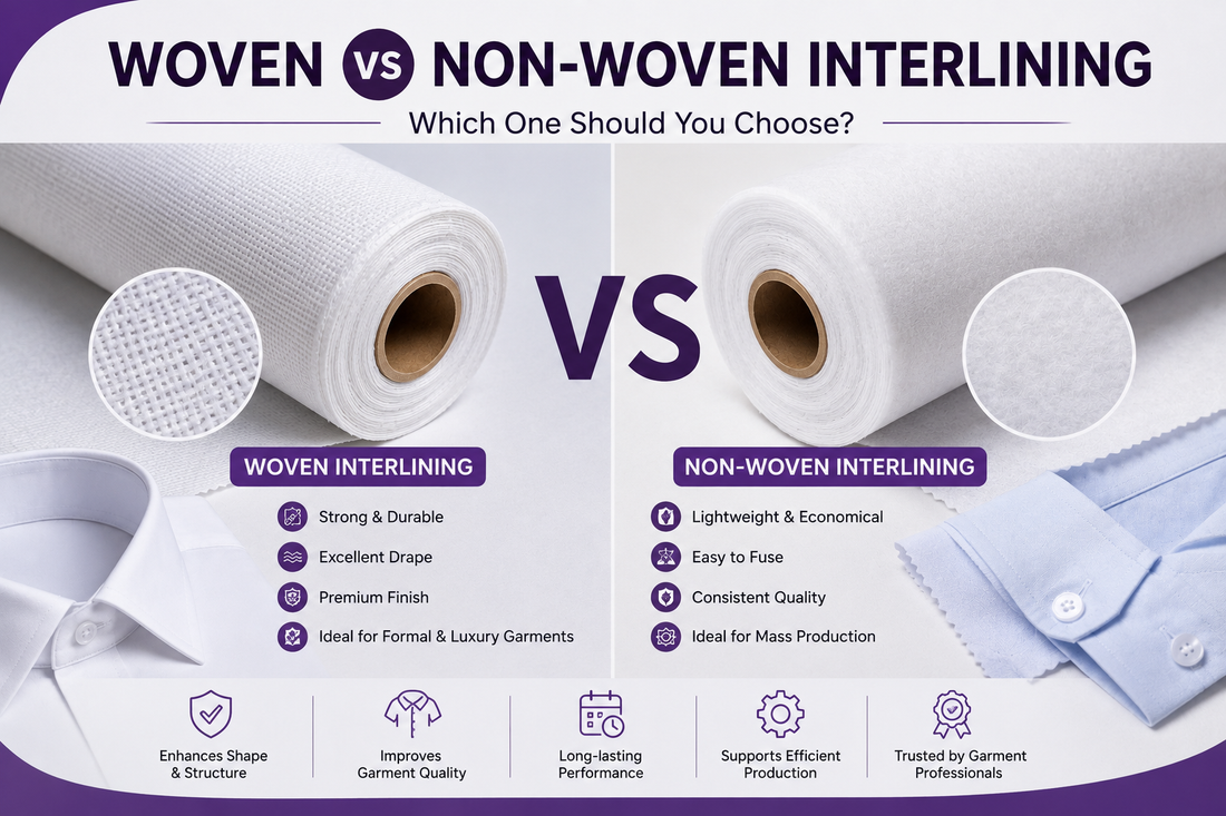 Woven vs Non-Woven Interlining – Which One Should You Choose?
